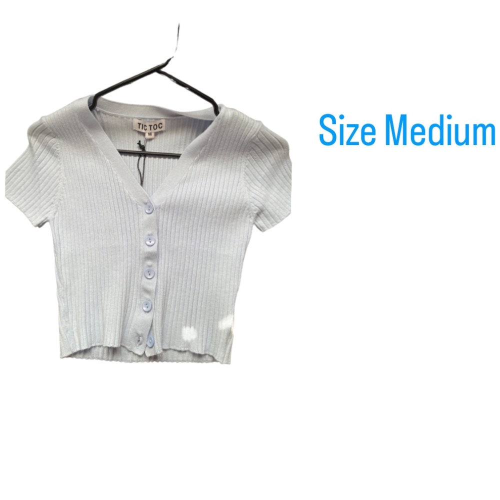 Button up Crop top